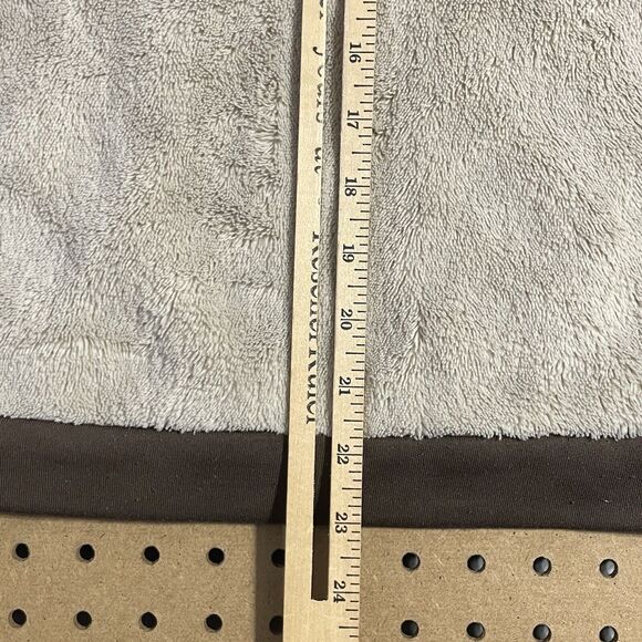 Mountain Hardwear Monkey Jacket Womens Medium Oat Beige Fuzzy Fleece Full Zip - Picture 11 of 12